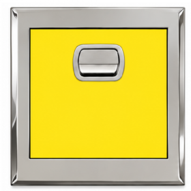 Sobek SS-003 Magnetic Closure Stainless Steel 430mm x 400mm Chute Hopper Door