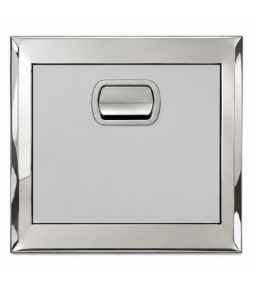 Sobek SS-007 Auto-Lock Stainless Steel 430mm x 400mm Chute Hopper Door