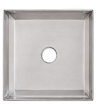 Sobek 5 inch Floor Trap Stainless Steel and PVC with Weighted Closure
