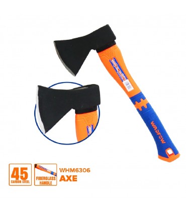 Wadfow Drop-Forged Carbon Steel Axe with Fiberglass Handle
