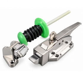 Hardware Specialist Heavy Duty Freezer Door Handle & Lockset (For Flat Door)