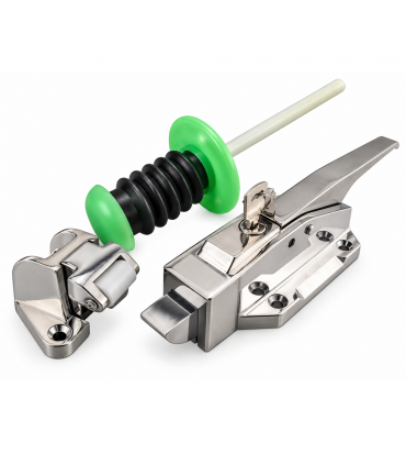 Hardware Specialist Heavy Duty Freezer Door Handle & Lockset (For Flat Door)