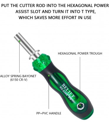 Belife 838E CrV650 Multi-Functional Screwdriver Set with Bits and Sockets