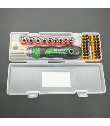 Belife 838E CrV650 Multi-Functional Screwdriver Set - 40 Pieces
