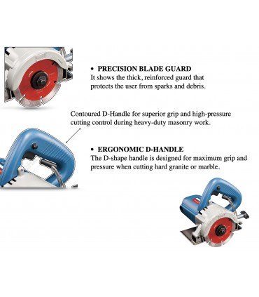 Dong Cheng DZE02-110 1240W Corded 110mm Marble Cutter