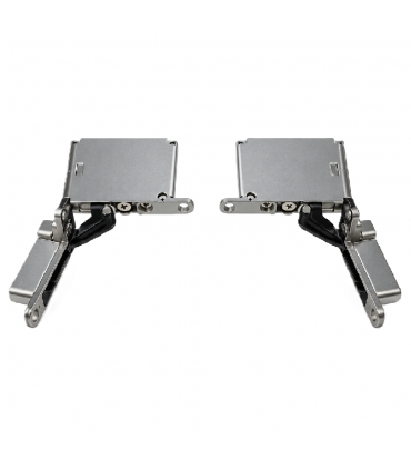 ecoWare CH-HCH-SC-V.1 Zinc Alloy Pivot Hidden Cabinet Hinge - Titanium