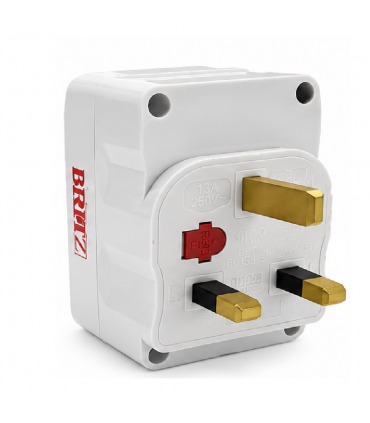 Britz BR-232C 3 Way Adaptor with USB & Type-C Charger