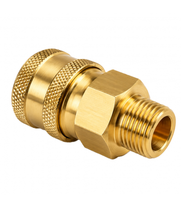 Hardware Specialist 3/8 Female Quick Connect To 3/8 Male Threaded Connector
