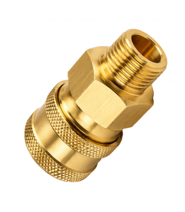 Hardware Specialist 3/8 Female Quick Connect To 3/8 Male Threaded Connector