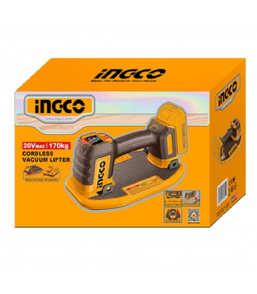 Ingco CSCLI20305 20V Lithium-Ion 4.0Ah LED Vacuum Lifter