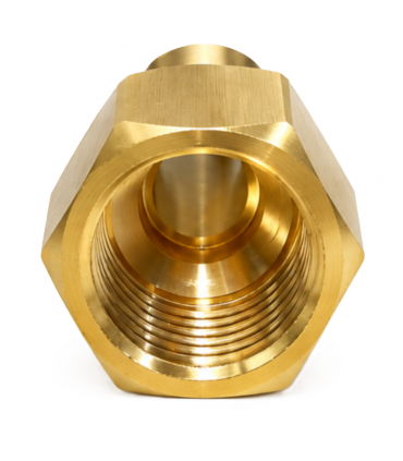 Hardware Specialist 3/8 Male Quick Connect To M18 chamfered Female Threaded Connector