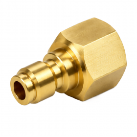 Hardware Specialist 3/8 Male Quick Connect To M18 chamfered Female Threaded Connector