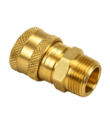 Hardware Specialist 3/8 Female Quick Connect To M22-14mm Male Threaded Connector