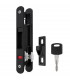 Hardware Specialist 4642 Aluminum Sliding Door Lock with Key