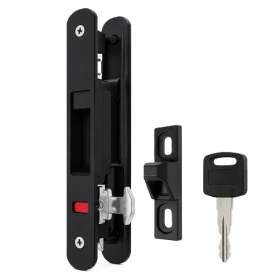 Hardware Specialist 4642 Aluminum Sliding Door Lock with Key