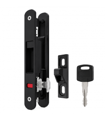 Hardware Specialist 4642 Aluminum Sliding Door Lock with Key
