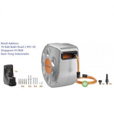 Claber 8696 Rotoroll Evolution 20m Water Hose Reel (Upgraded From Claber 8990)