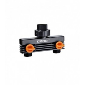Claber 8589 3/4” Male Threaded Two Way Adapter