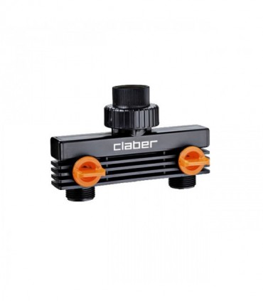 Claber 8589 3/4” Male Threaded Two Way Adapter