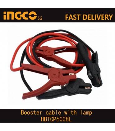 Ingco 600Amp Booster Cable with Lamp
