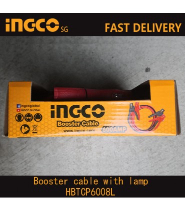 Ingco 600Amp Booster Cable with Lamp