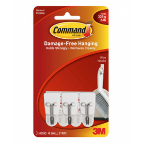 3M Command Small Wire Hooks 17067