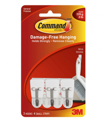 3M Command Small Wire Hooks 17067