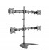 Titan  SGB354 13''- 27'' Quadruplets Monitor Mount TV Bracket - Black