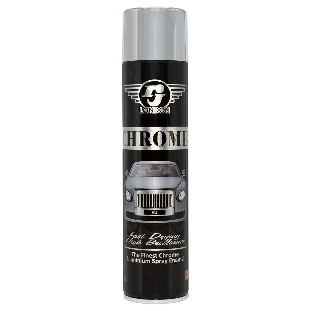 RJ London Chrome Spray Paint 227g_1