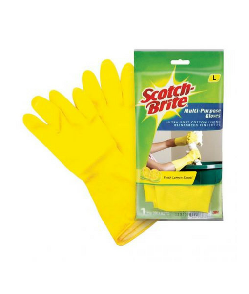 3M Scotch-Brite Multi-Purpose Gloves - Yellow_1070
