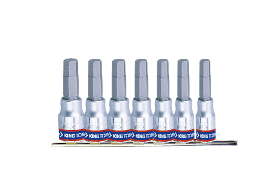 King Tony 1/4" Drive Hex Bit Socket Set - 7 Piece_1