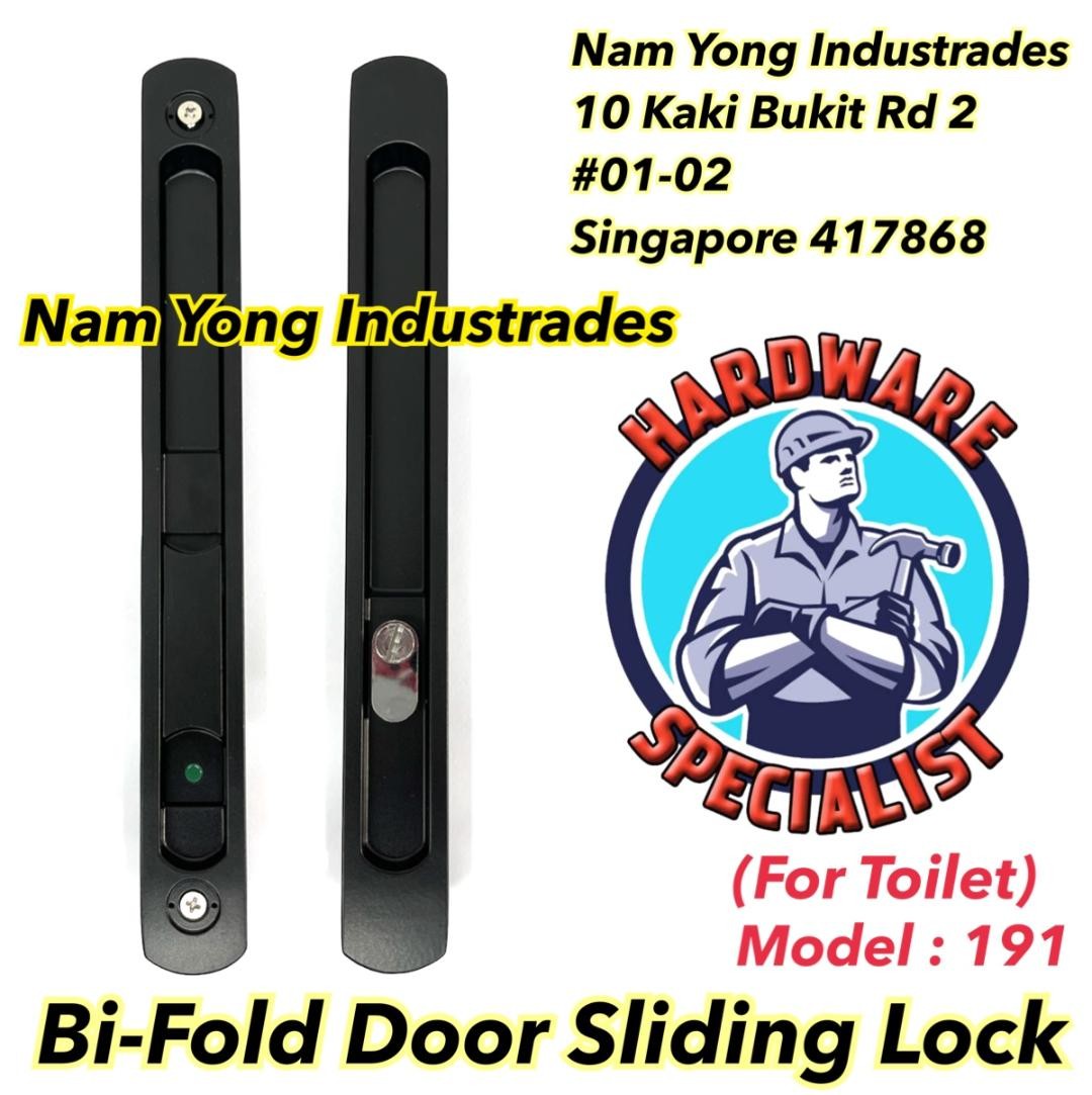 Hardware Specialist 191 Toilet Bi Fold Sliding Door Lock_1