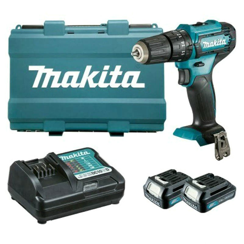 Makita 2 x 12V Max CXT 1.5 Ah Cordless Hammer Drill Driver Kit_1