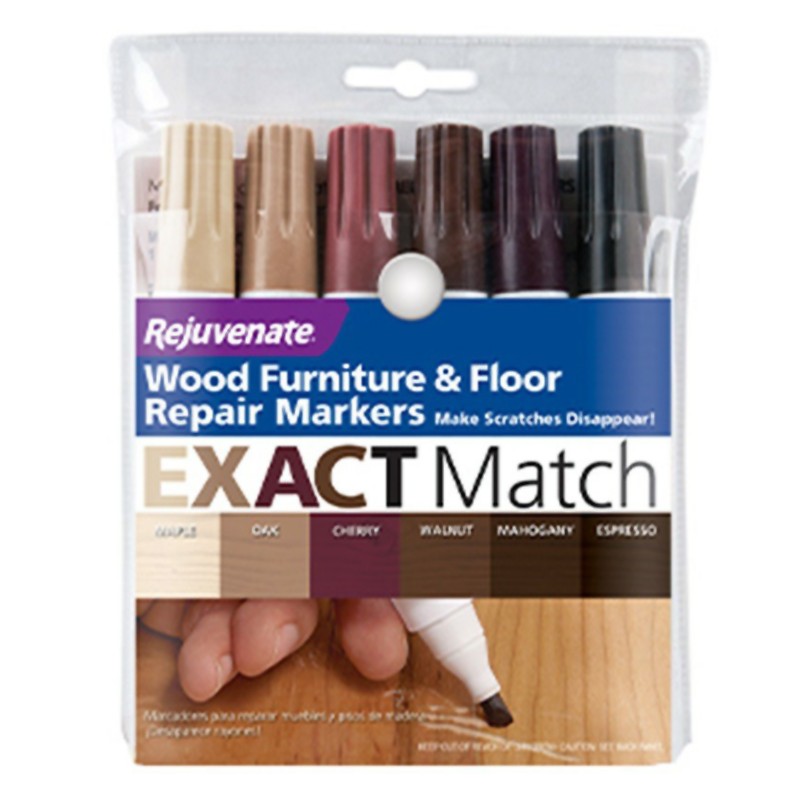 Rejuvenate Exact Match Wood Furniture & Floor Repair Markers - 6 Piece_1
