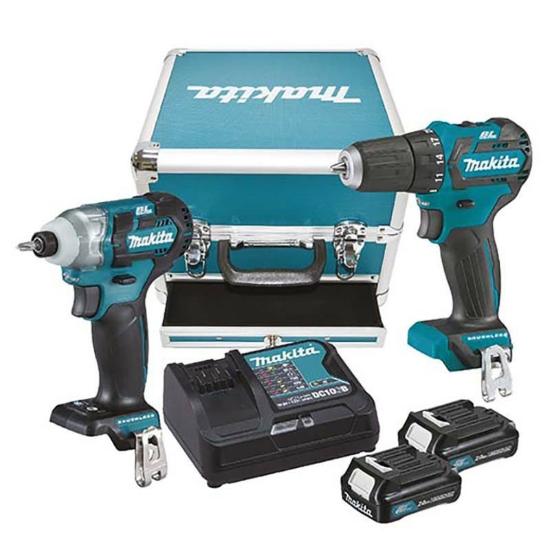 Makita 12V Max Lithium-Ion Cordless Combo Kit (Driver Drill/Impact Driver)_1