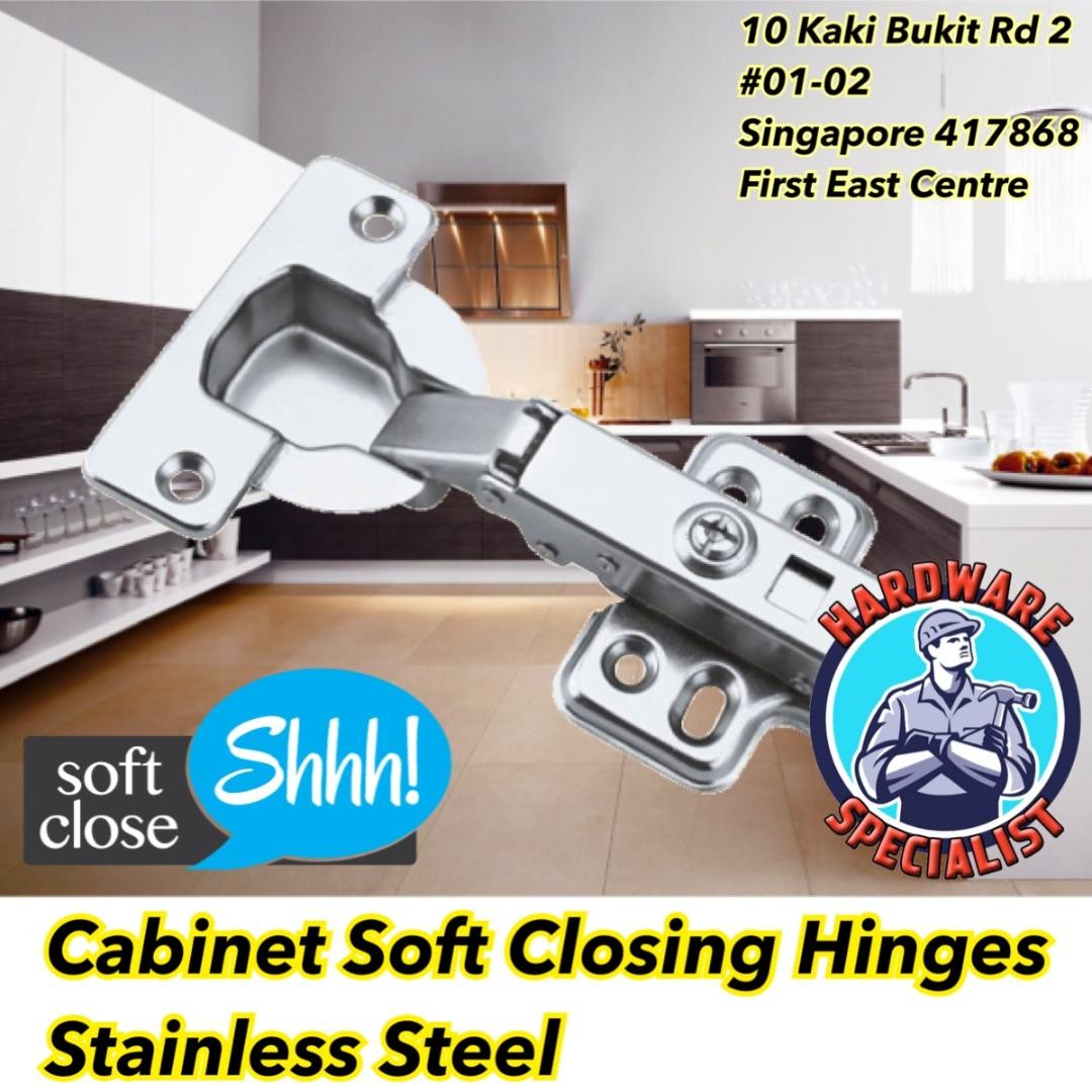 Stainless Steel Full Overlay Cabinet Soft Closing Hinge_2425