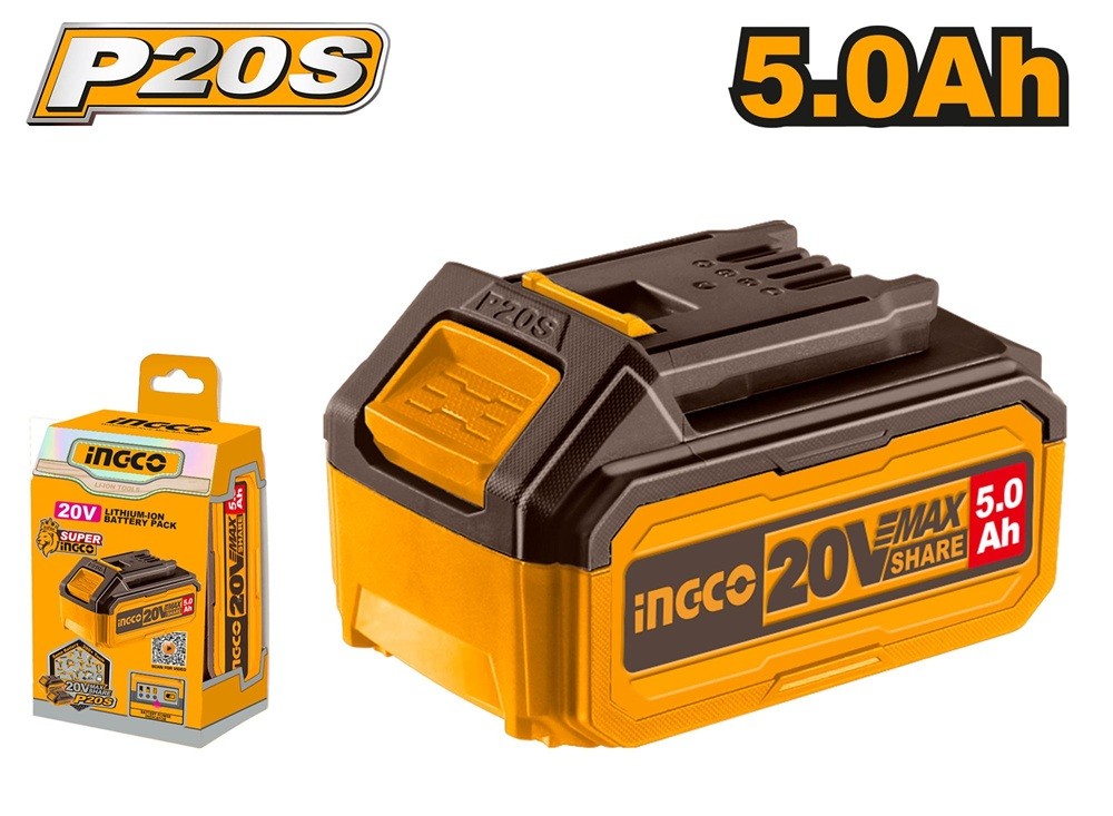 Ingco FBLI20031 20V Lithium-Ion 5.0 Ah Battery Pack_2