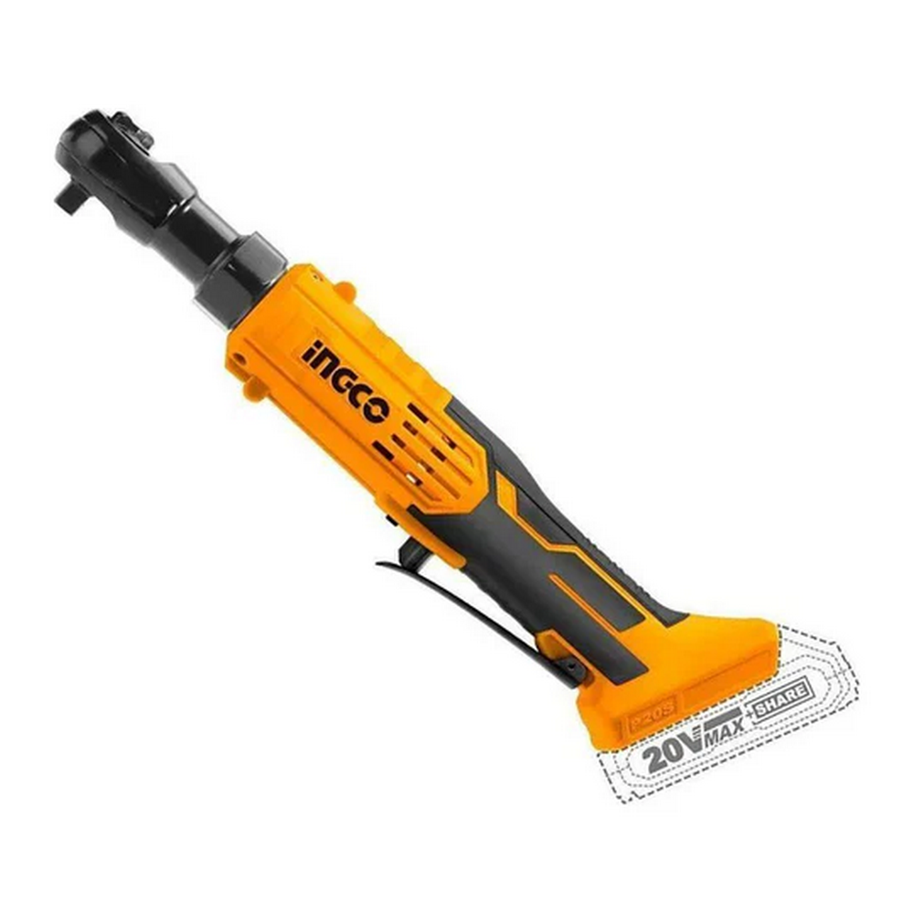 Ingco CDRLI2060151 20V Lithium-Ion 3/8" Cordless Drive Ratchet Wrench - Bare Unit_3