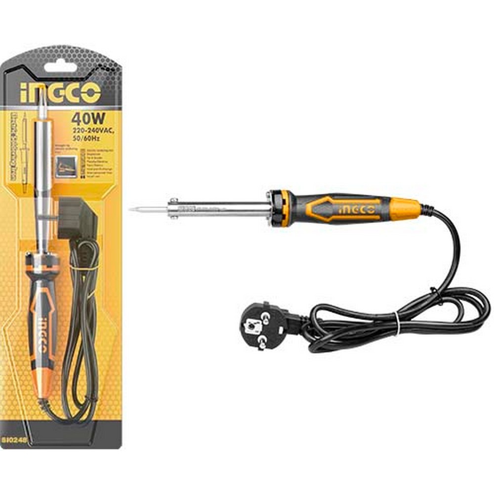 Ingco SI0248 40W Fast Heating Lightweight Grip Electric Soldering Iron_4