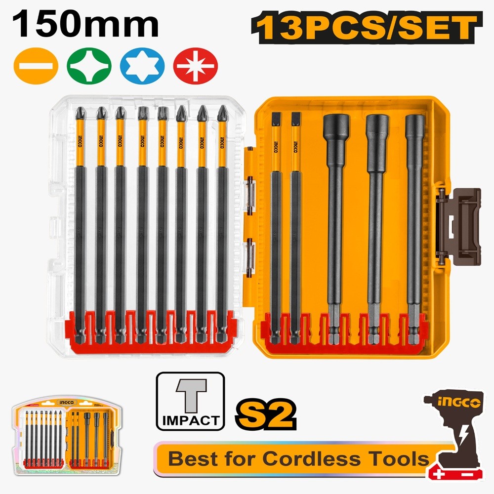 Ingco AKDL24408 44 Pieces Magnetic Bit Set + Screwdriver Bits Kit_3