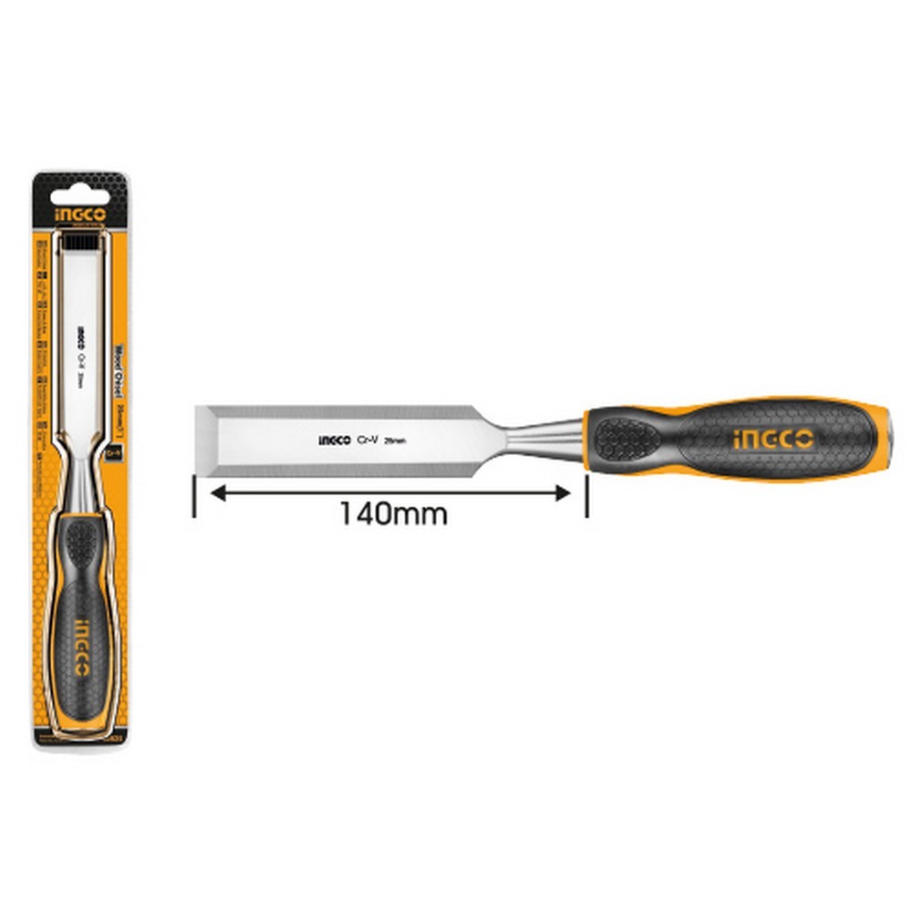 Ingco HWC0819 19mm Blade Hardened Steel Wood Chisel_1