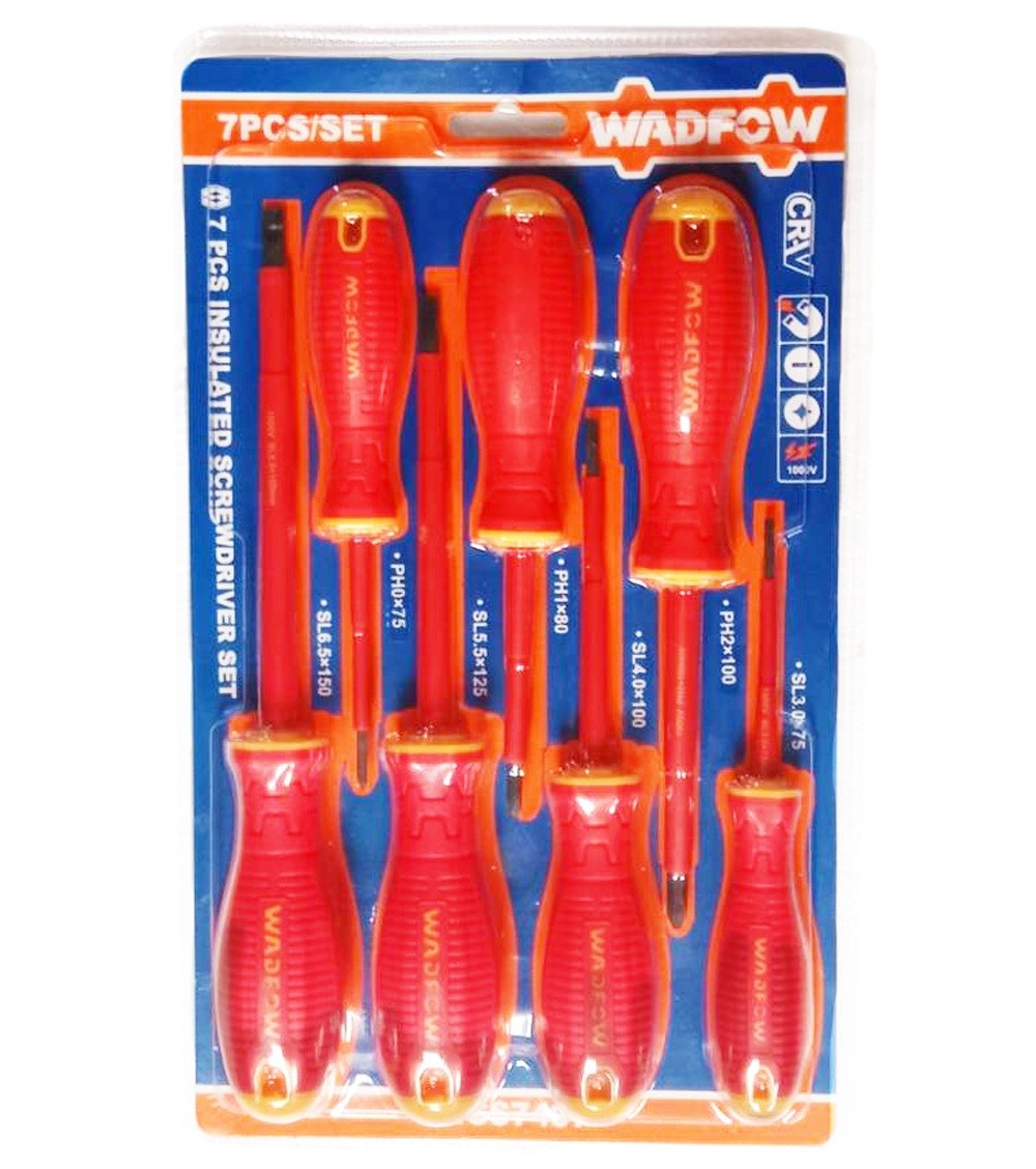 Wadfow WSS7407 7 Pieces VDE Insulated Screwdriver Set_1