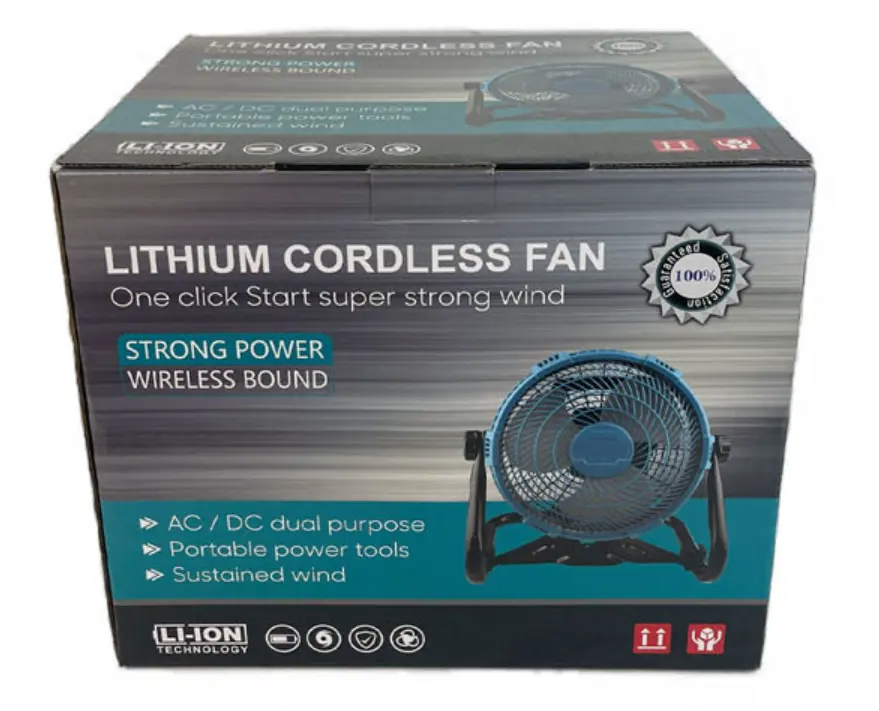 Portable Electric Mini Rechargeable Lithium Cordless Fan_8