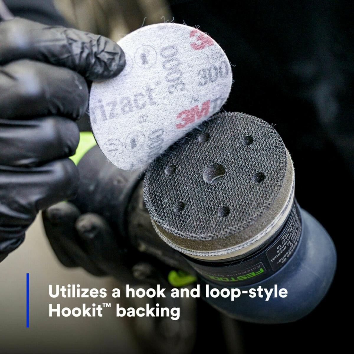 3M 02085 Trizact Hookit 6 inch 3000 Grit Foam Abrasive Disc - 1 Piece_3