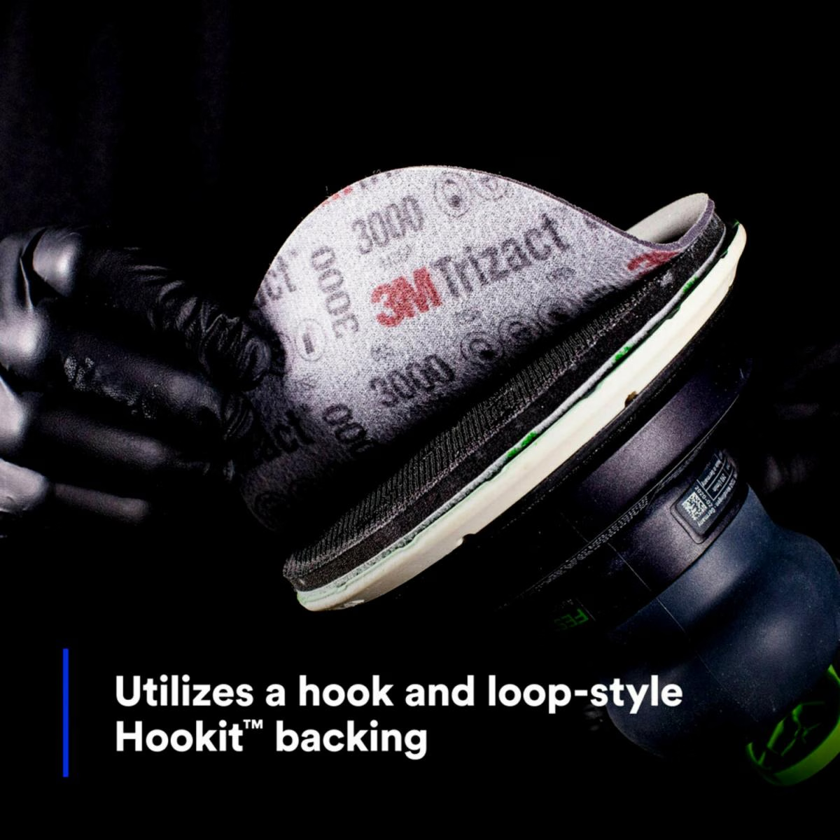 3M 02085 Trizact Hookit 6 inch 3000 Grit Foam Abrasive Disc - 1 Piece_4