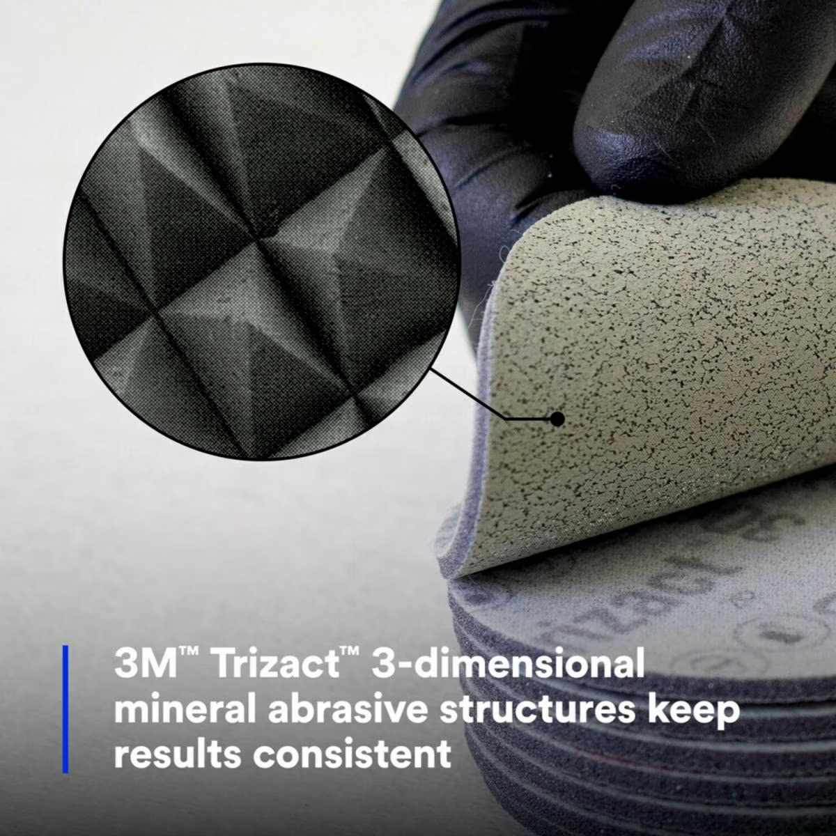 3M 02085 Trizact Hookit 6 inch 3000 Grit Foam Abrasive Disc - 1 Piece_5