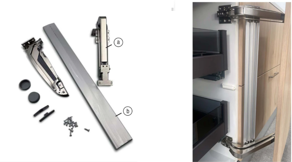 Ecoware HG-FD-55 Aluminium Soft Finish Flush Door Hinge_3
