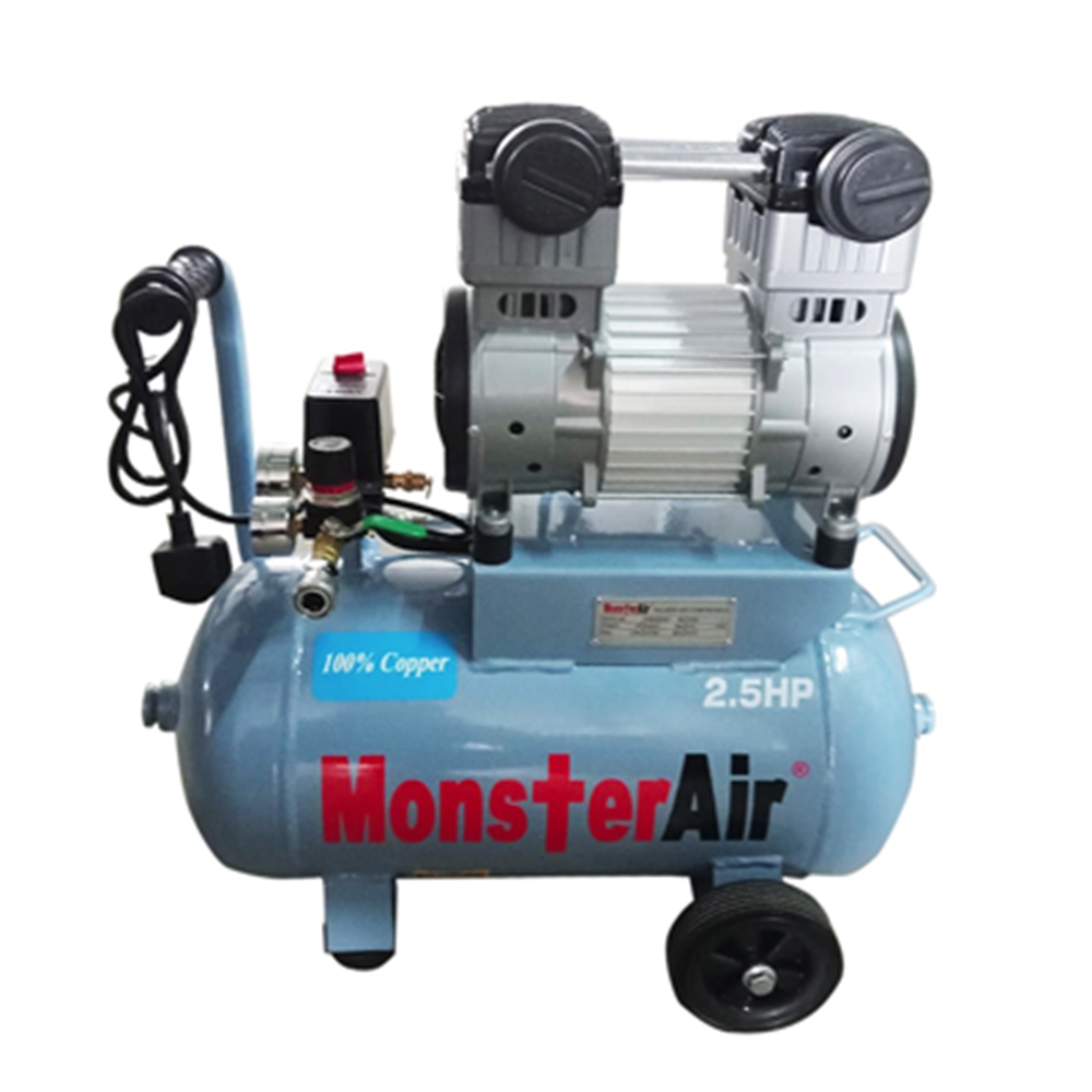 MonsterAir MAW2524 2.5HP Oil Free and Silent 24L Air Compressor - MOM Certificate_1