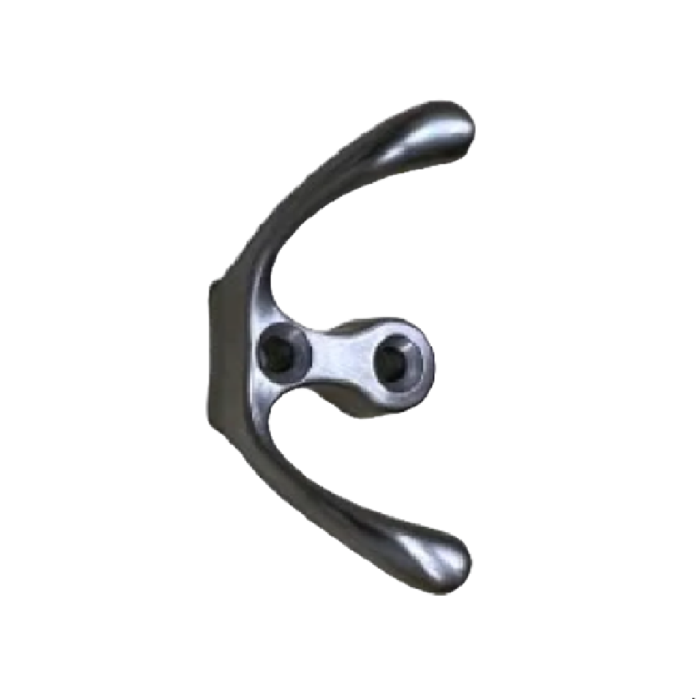 HK-DH-BSN Heavy Duty Brushed Stainless Steel Double Hook_2