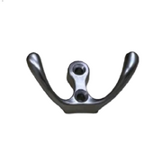 HK-DH-BSN Heavy Duty Brushed Stainless Steel Double Hook_1